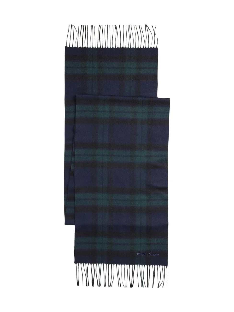Men's Plaid Cashmere Fringe Scarf