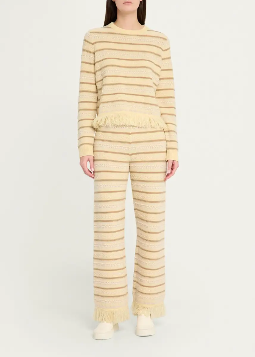 Guest In Residence Western Striped Wool-Cashmere Sweater | Thumbnail 2 Guest In Residence Western Striped Wool-Cashmere Sweater | Thumbnail 2