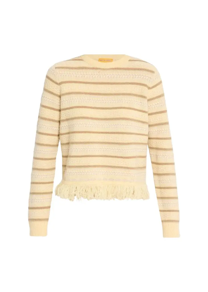 Western Striped Wool-Cashmere Sweater Western Striped Wool-Cashmere Sweater