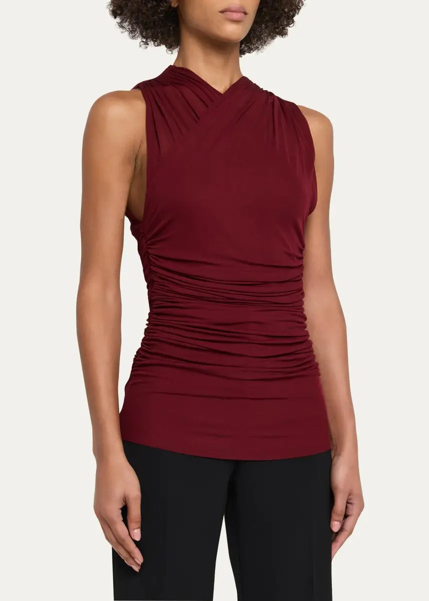 A.L.C. Posie Sleeveless Crisscross Jersey Top | Thumbnail 4 A.L.C. Posie Sleeveless Crisscross Jersey Top | Thumbnail 4
