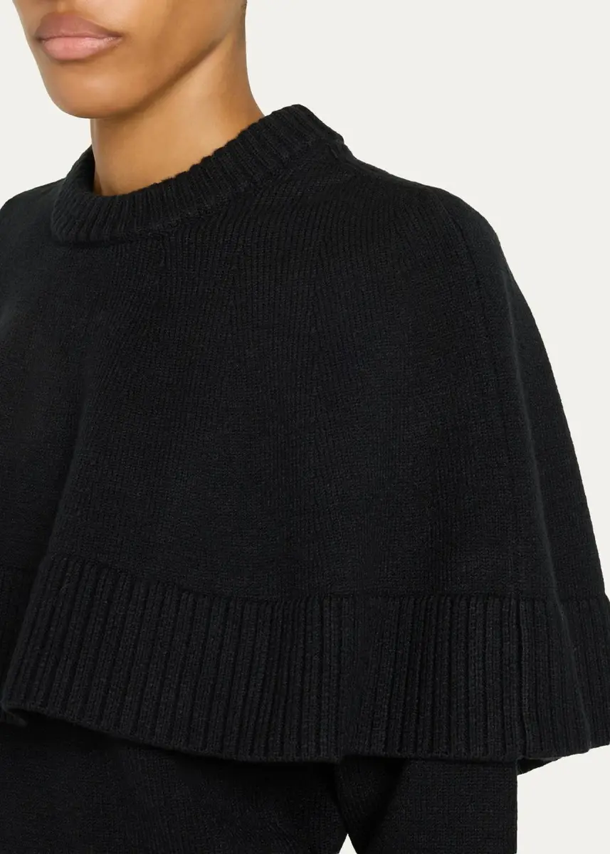 Ronny Kobo Evian Layered Cape Sweater | Thumbnail 5 Ronny Kobo Evian Layered Cape Sweater | Thumbnail 5