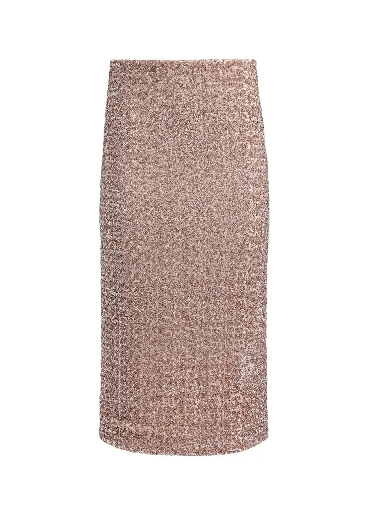 Alice + Olivia Fifi Sequined Midi Skirt