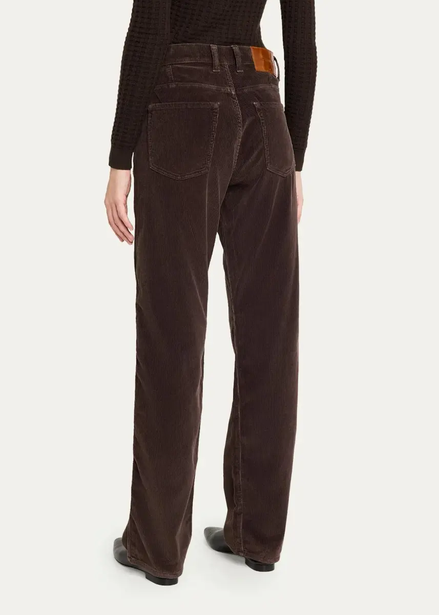 Guest In Residence Weekender Mid-Rise Straight-Leg Corduroy Jeans | Thumbnail 3 Guest In Residence Weekender Mid-Rise Straight-Leg Corduroy Jeans | Thumbnail 3
