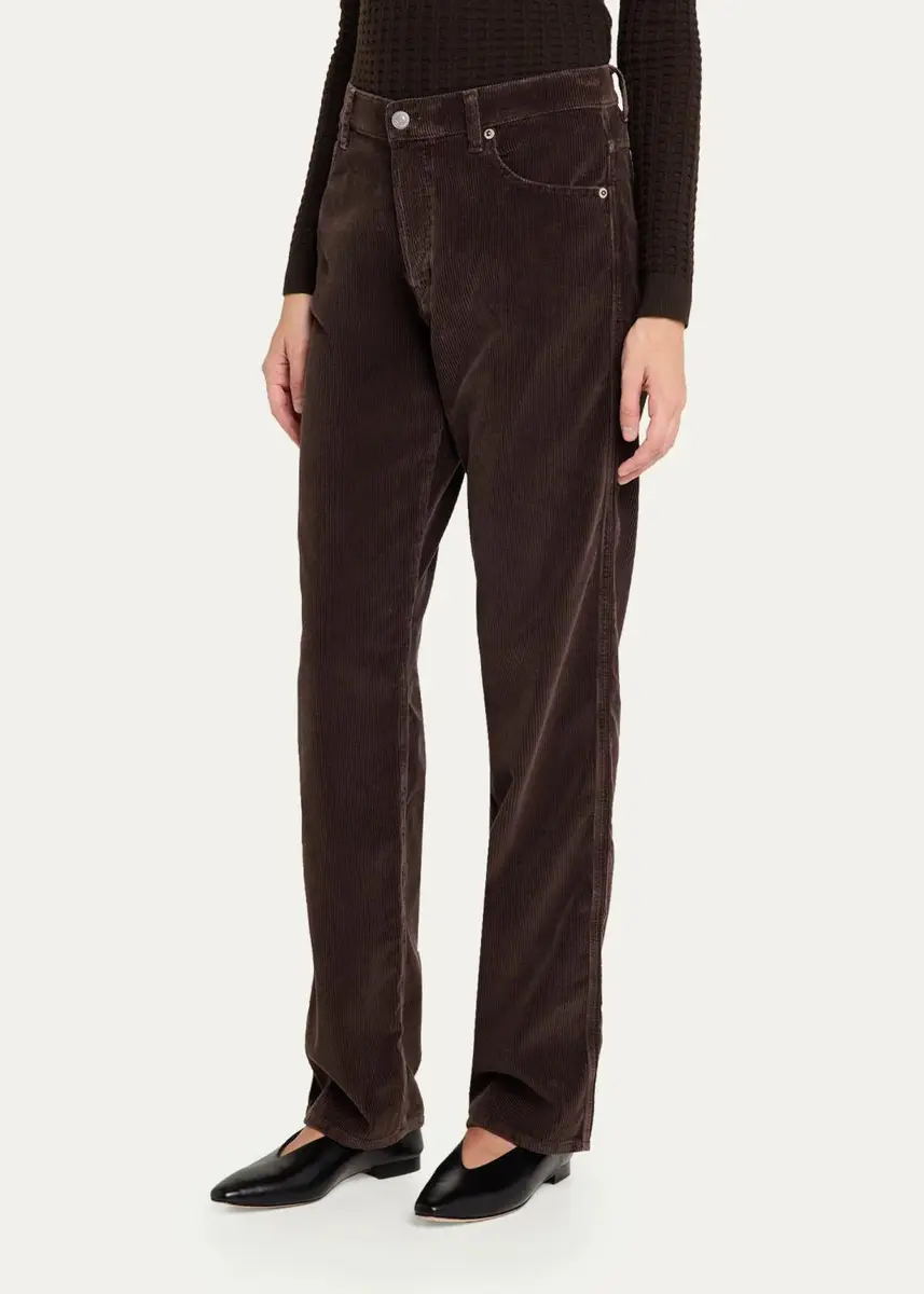 Guest In Residence Weekender Mid-Rise Straight-Leg Corduroy Jeans | Thumbnail 4 Guest In Residence Weekender Mid-Rise Straight-Leg Corduroy Jeans | Thumbnail 4