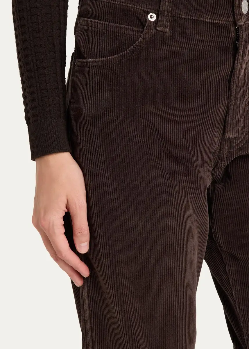 Guest In Residence Weekender Mid-Rise Straight-Leg Corduroy Jeans | Thumbnail 5 Guest In Residence Weekender Mid-Rise Straight-Leg Corduroy Jeans | Thumbnail 5