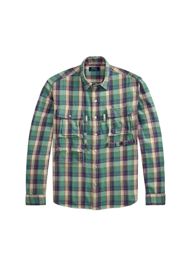 Men's Classic Fit Plaid Brushed Flannel Shirt Men's Classic Fit Plaid Brushed Flannel Shirt