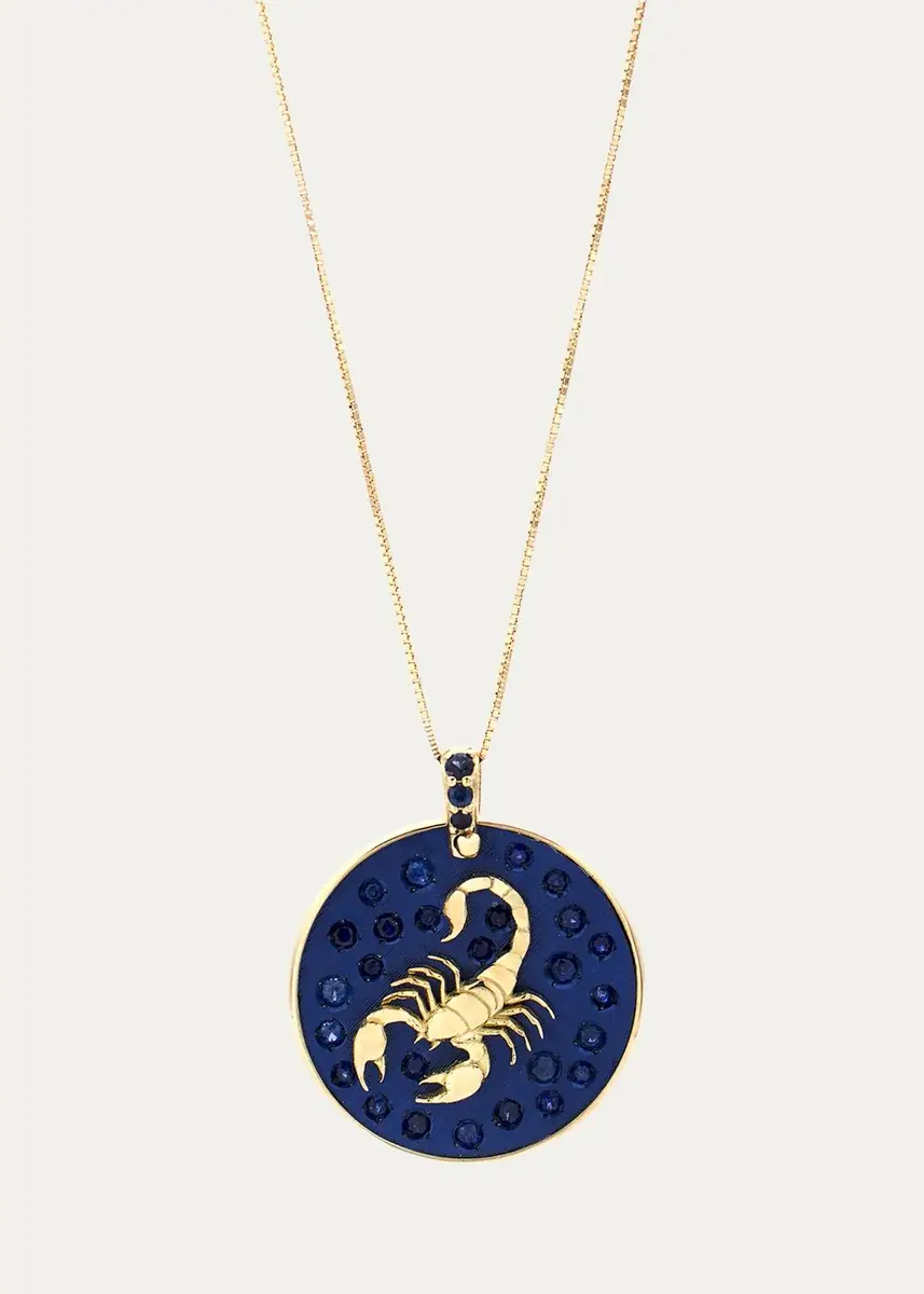 FARAONE MENNELLA by R.F.M.A.S. 18K Yellow Gold, Sterling Silver & Titanium Scorpio Pendant Necklace | Thumbnail 3 FARAONE MENNELLA by R.F.M.A.S. 18K Yellow Gold, Sterling Silver & Titanium Scorpio Pendant Necklace | Thumbnail 3
