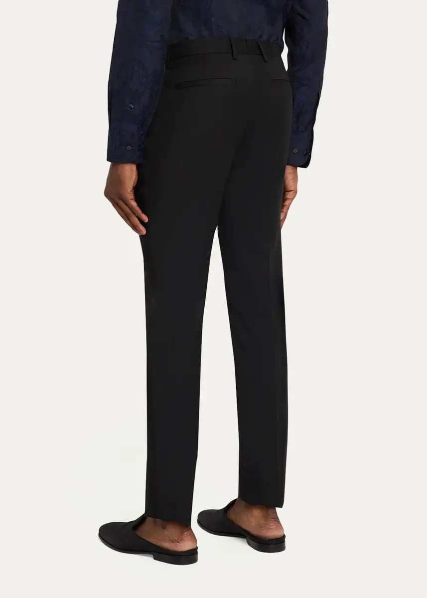 Etro Men's Roma Tapered-Leg Tuxedo Trousers | Thumbnail 3 Etro Men's Roma Tapered-Leg Tuxedo Trousers | Thumbnail 3