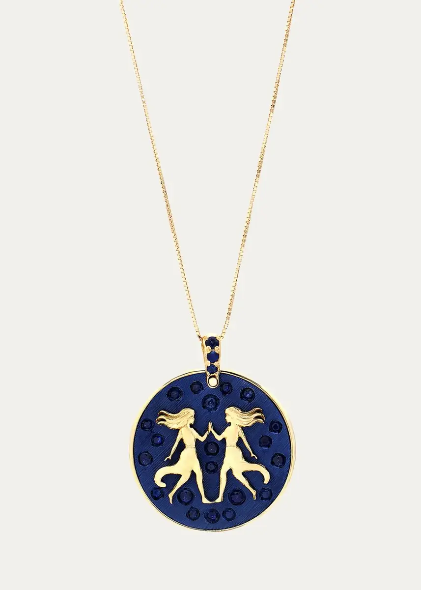 FARAONE MENNELLA by R.F.M.A.S. Gemini 18K Yellow Gold, Sterling Silver & Titanium Pendant Necklace | Thumbnail 3 FARAONE MENNELLA by R.F.M.A.S. Gemini 18K Yellow Gold, Sterling Silver & Titanium Pendant Necklace | Thumbnail 3