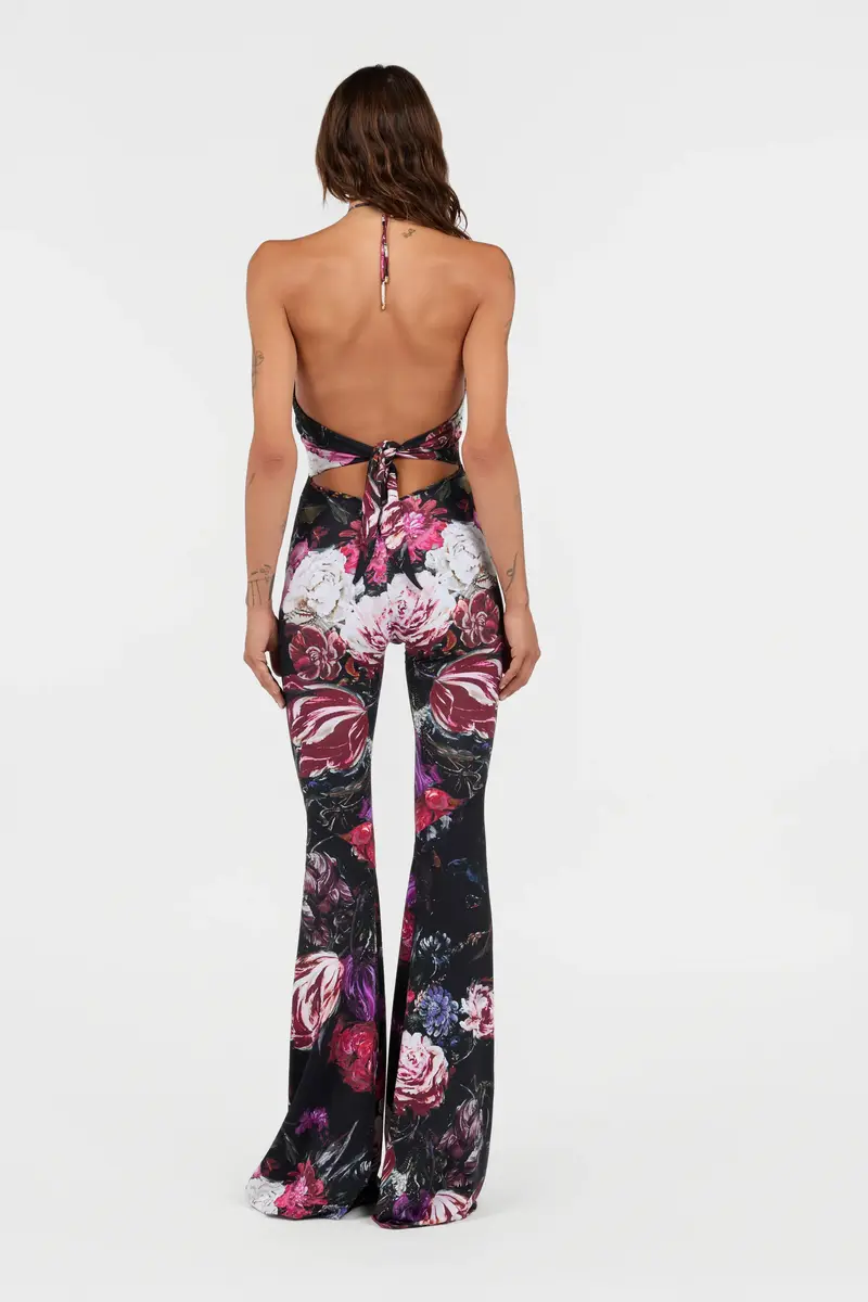 Roberto Cavalli Fiammingo Flowers Print Catsuit | Thumbnail 3