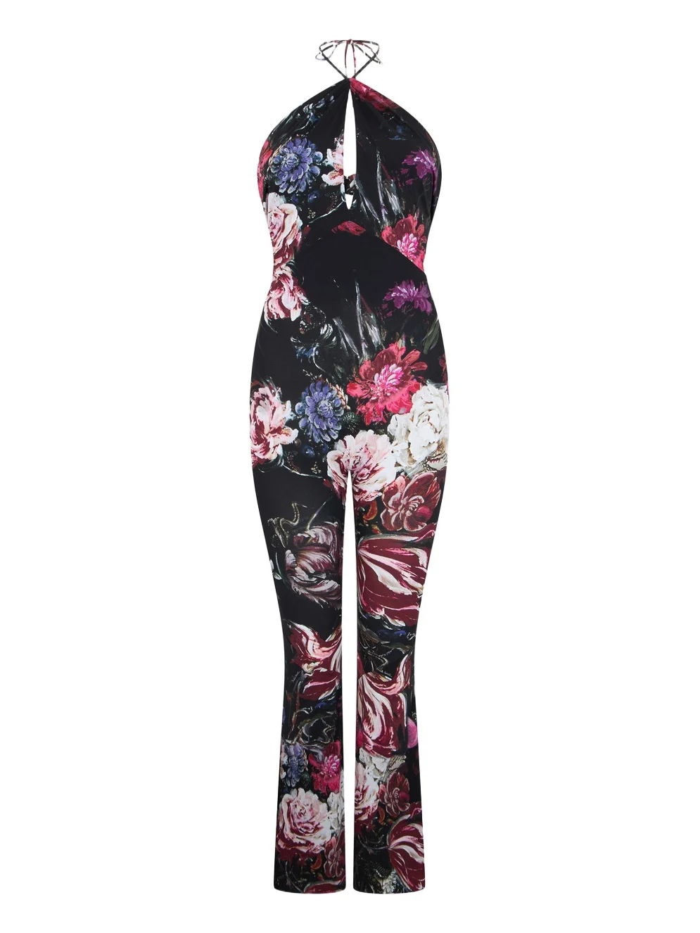 Roberto Cavalli Fiammingo Flowers Print Catsuit