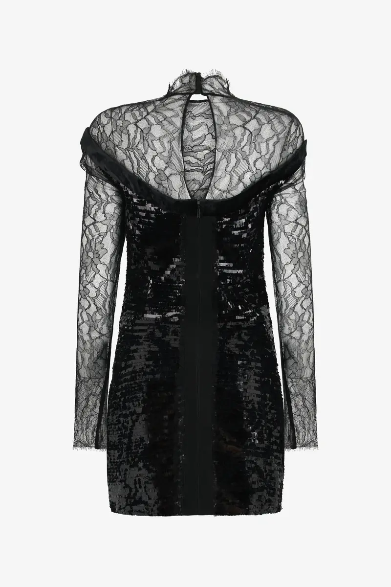 Roberto Cavalli Dress in Lace with Sequins | Thumbnail 2 Roberto Cavalli Dress in Lace with Sequins | Thumbnail 2