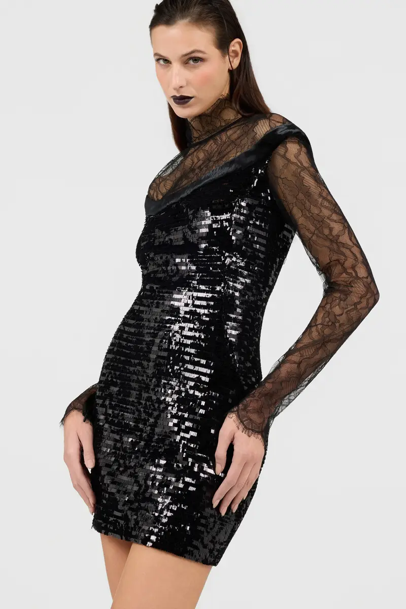 Roberto Cavalli Dress in Lace with Sequins | Thumbnail 5 Roberto Cavalli Dress in Lace with Sequins | Thumbnail 5