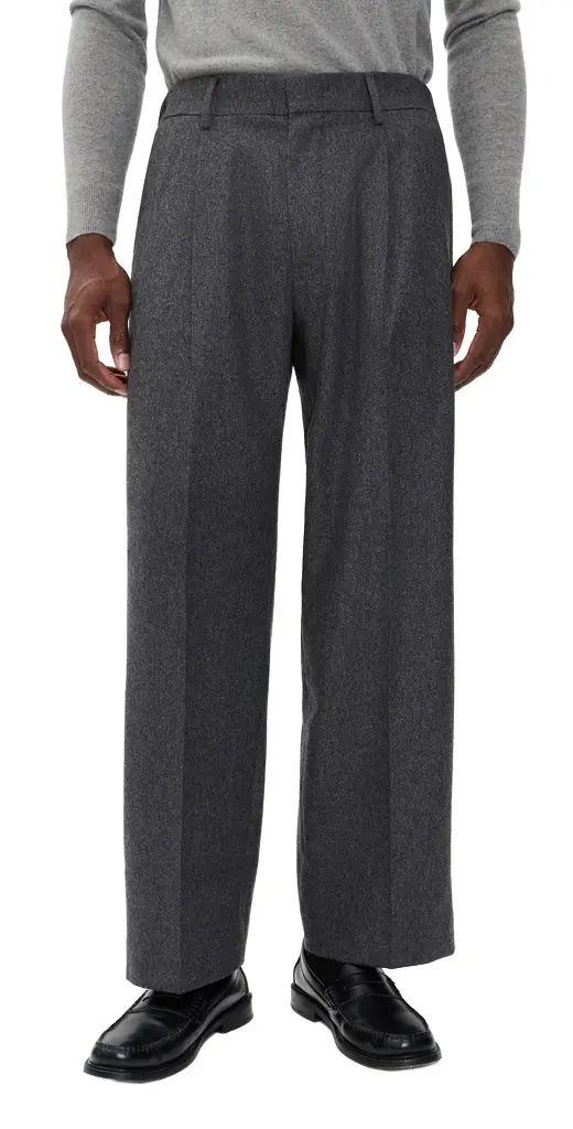 NN07 Kay Relaxed 32 Pleated Wool Trousers