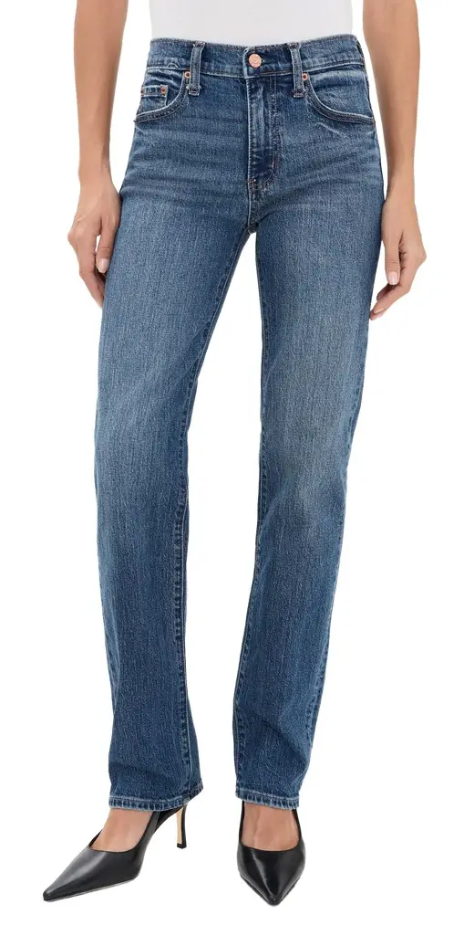 Rebel Mid Rise Slim Straight Jeans Rebel Mid Rise Slim Straight Jeans