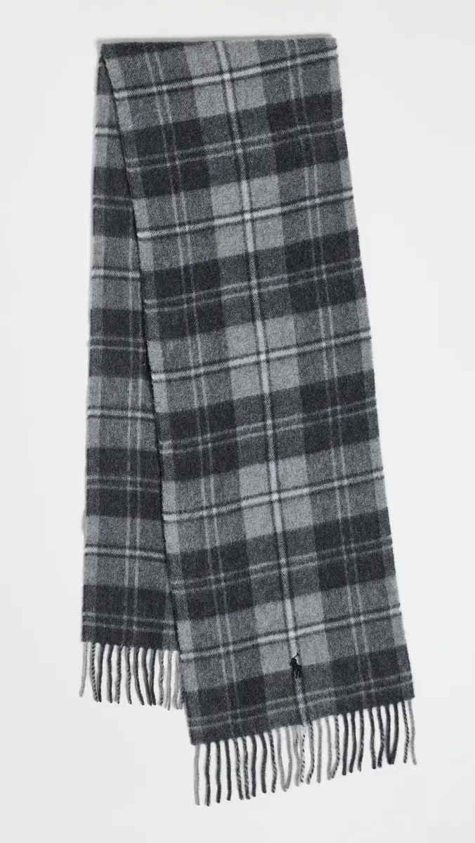 Polo Ralph Lauren Cashmere Blend Plaid Scarf | Thumbnail 2 Polo Ralph Lauren Cashmere Blend Plaid Scarf | Thumbnail 2