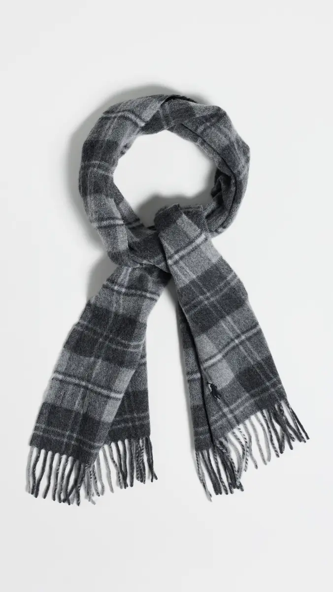 Polo Ralph Lauren Cashmere Blend Plaid Scarf | Thumbnail 4 Polo Ralph Lauren Cashmere Blend Plaid Scarf | Thumbnail 4