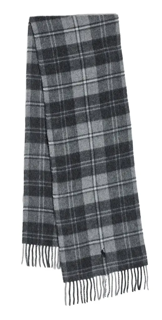 Polo Ralph Lauren Cashmere Blend Plaid Scarf