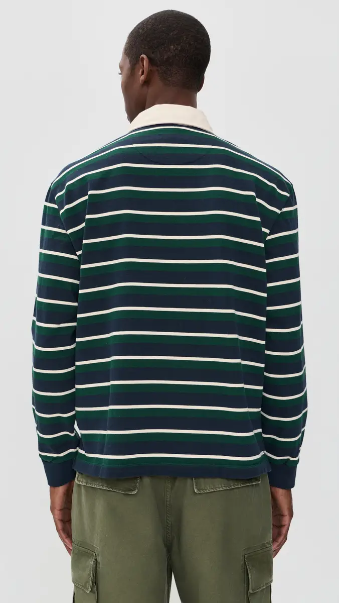 Madewell Long Sleeve Polo | Thumbnail 3 Madewell Long Sleeve Polo | Thumbnail 3
