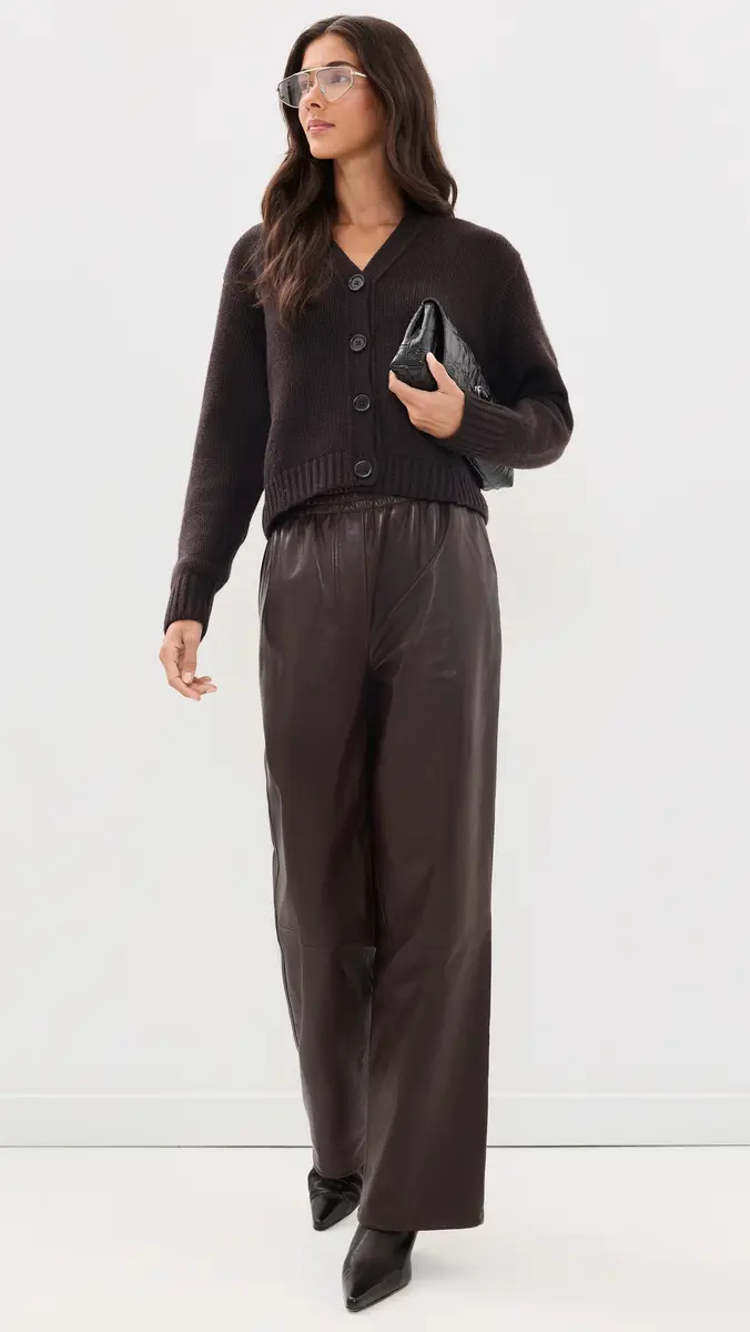 Vince Boxy V Neck Cardigan | Thumbnail 5 Vince Boxy V Neck Cardigan | Thumbnail 5