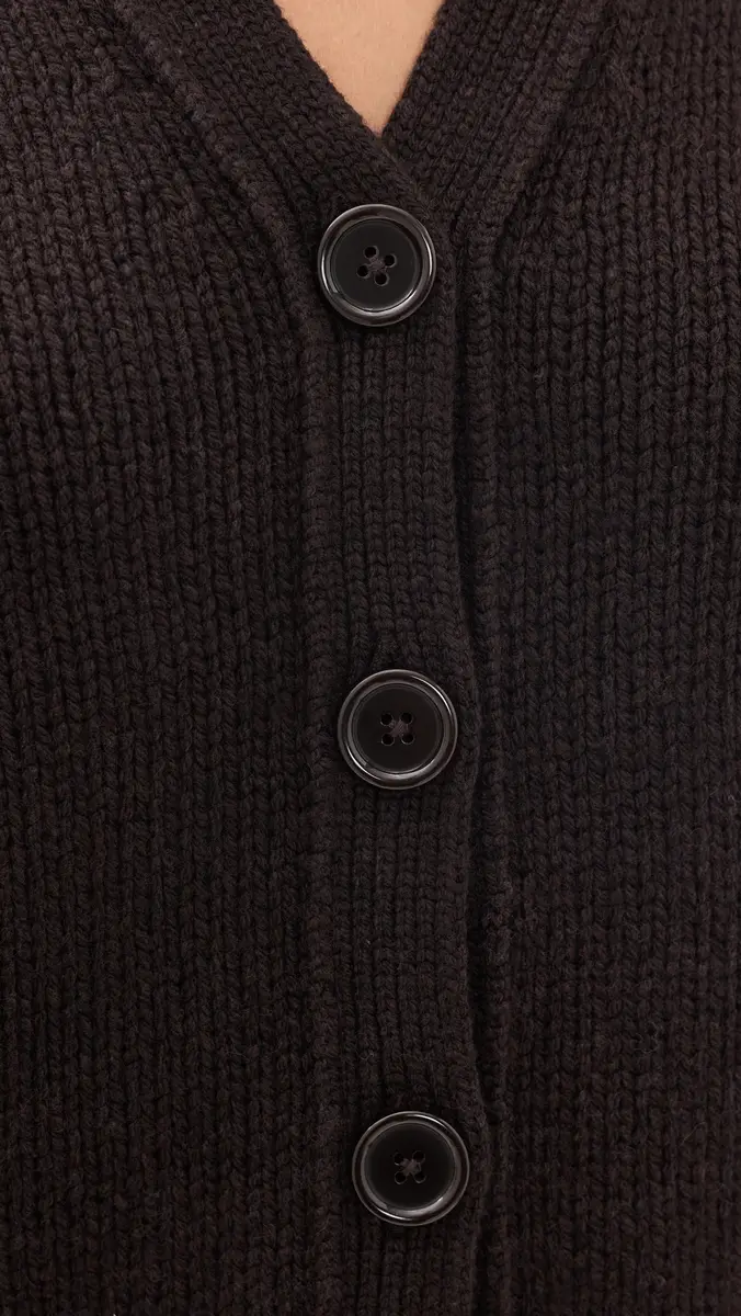 Vince Boxy V Neck Cardigan | Thumbnail 6 Vince Boxy V Neck Cardigan | Thumbnail 6