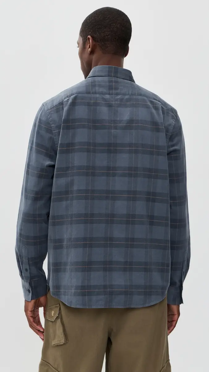 Vince Corduroy Hamilton Plaid Long Sleeve | Thumbnail 3 Vince Corduroy Hamilton Plaid Long Sleeve | Thumbnail 3