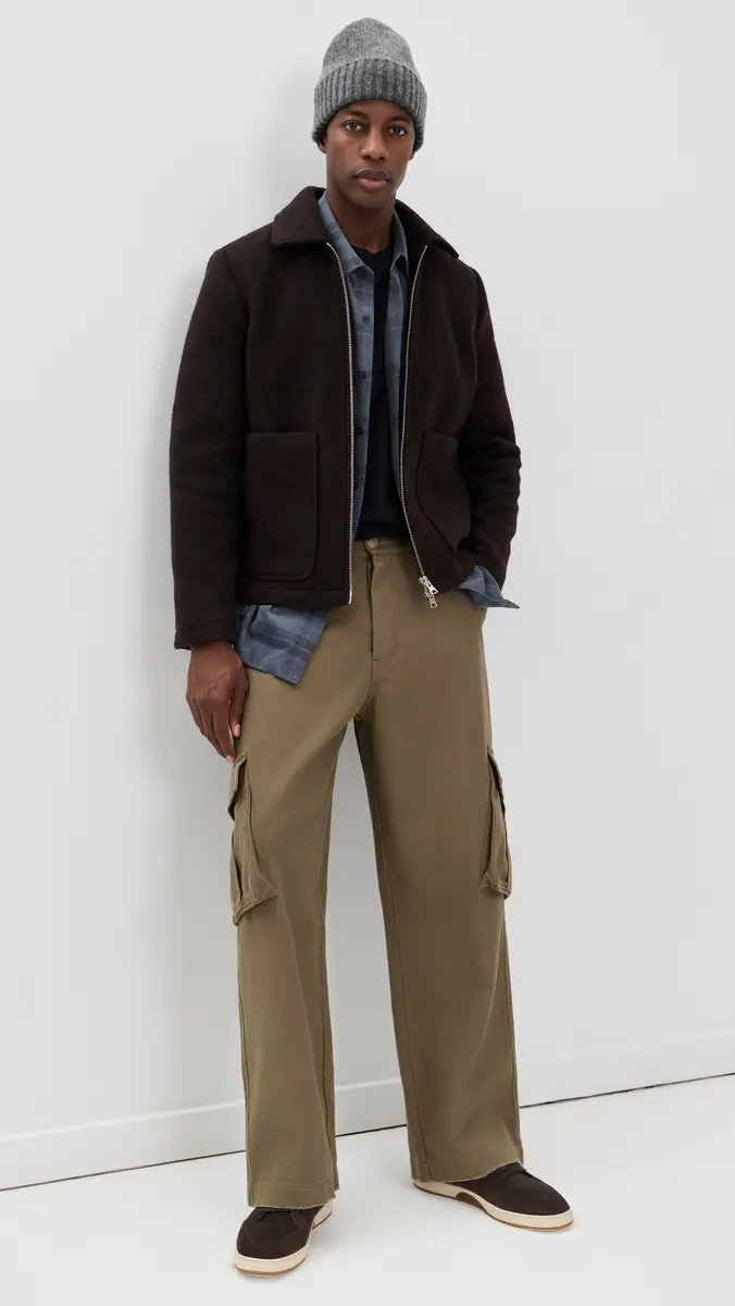 Vince Corduroy Hamilton Plaid Long Sleeve | Thumbnail 5 Vince Corduroy Hamilton Plaid Long Sleeve | Thumbnail 5
