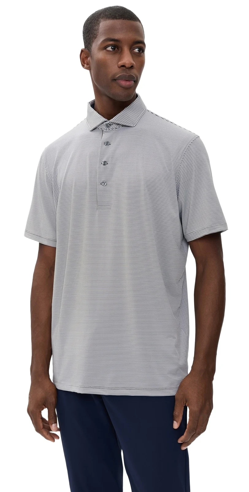 Saranac Striped Polo