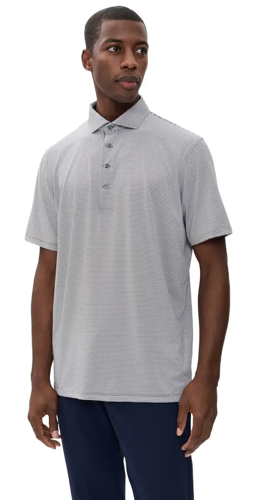 Greyson Saranac Striped Polo
