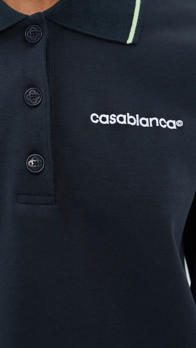 Casablanca Punto Polo Collared Sweatshirt | Thumbnail 6 Casablanca Punto Polo Collared Sweatshirt | Thumbnail 6