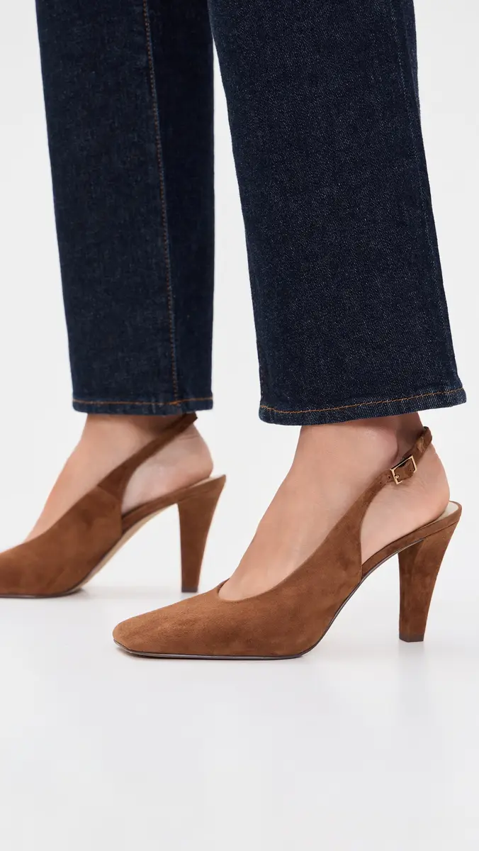 Dolce Vita Gessia Slingback Suede Heels | Thumbnail 4