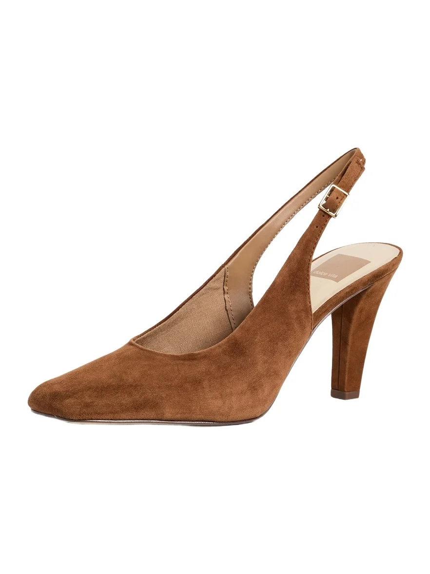 Dolce Vita Gessia Slingback Suede Heels