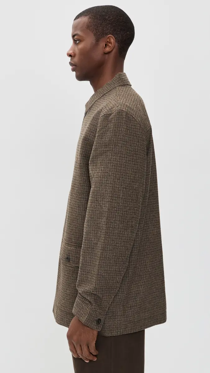 Billy Reid Houndstooth Bennet Overcoat | Thumbnail 4 Billy Reid Houndstooth Bennet Overcoat | Thumbnail 4