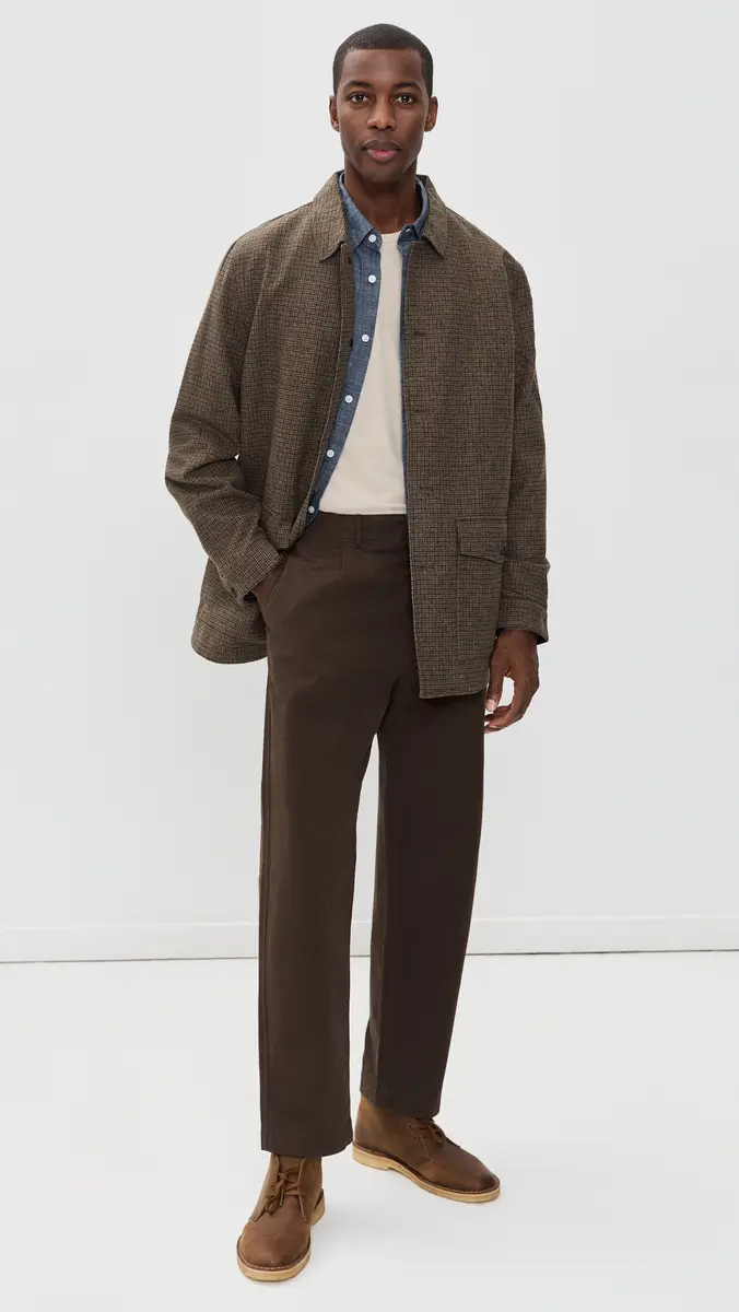 Billy Reid Houndstooth Bennet Overcoat | Thumbnail 5 Billy Reid Houndstooth Bennet Overcoat | Thumbnail 5