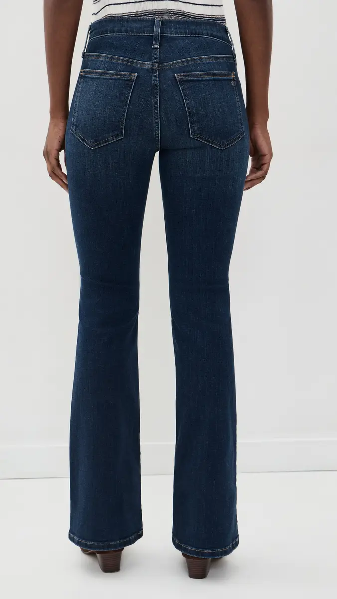 Madewell Stretch Flare Jeans in Deep Ocean Deep Ocean Wash | Thumbnail 3 Madewell Stretch Flare Jeans in Deep Ocean Deep Ocean Wash | Thumbnail 3