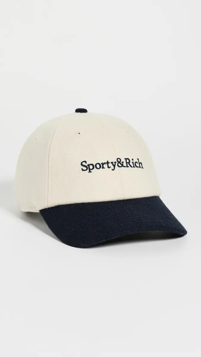 Sporty & Rich Serif Logo Wool Hat | Thumbnail 2 Sporty & Rich Serif Logo Wool Hat | Thumbnail 2
