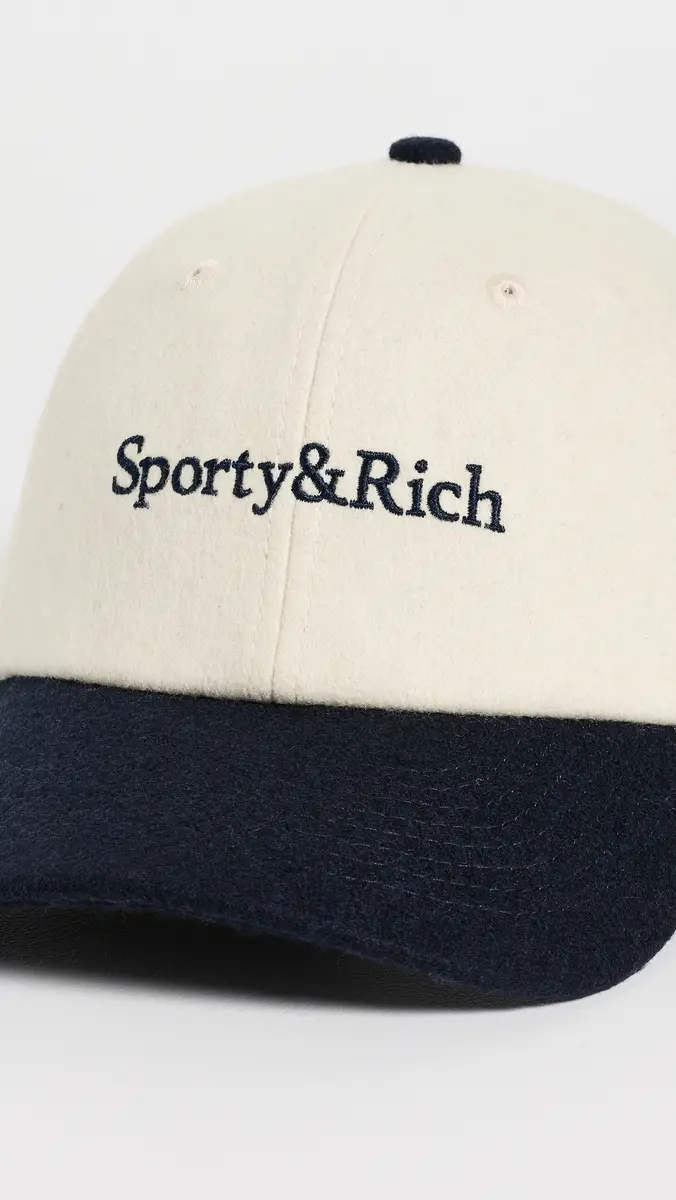 Sporty & Rich Serif Logo Wool Hat | Thumbnail 5 Sporty & Rich Serif Logo Wool Hat | Thumbnail 5
