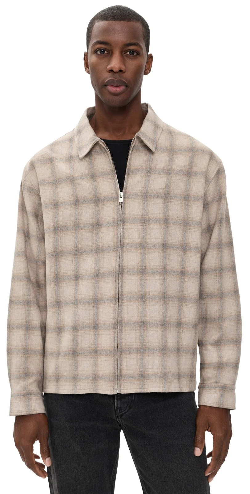 Plaid Zip Jacket Plaid Zip Jacket