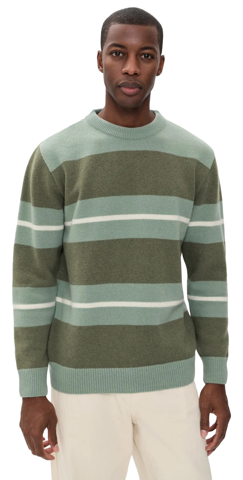 Far Afield Combin Striped Knit Sweater