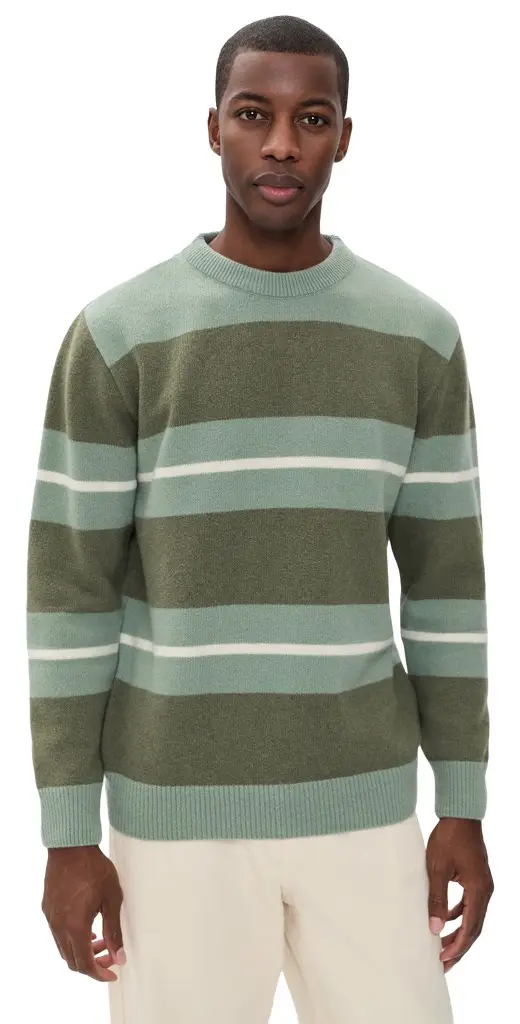 Far Afield Combin Striped Knit Sweater