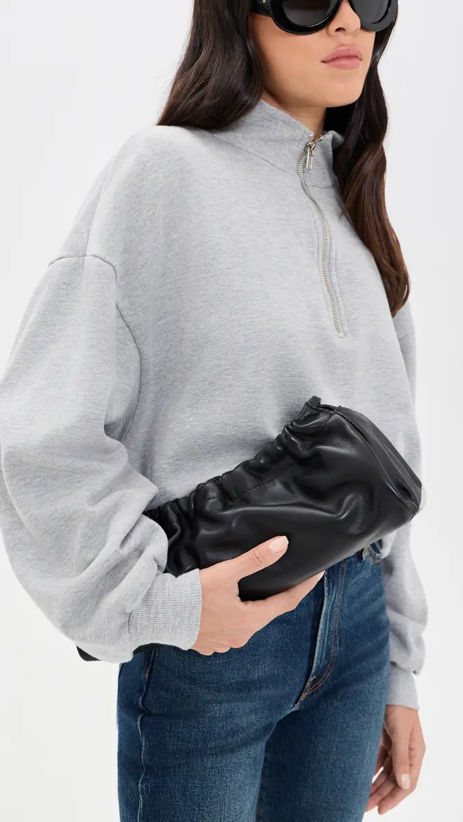 Madewell Ruched Clutch | Thumbnail 3 Madewell Ruched Clutch | Thumbnail 3