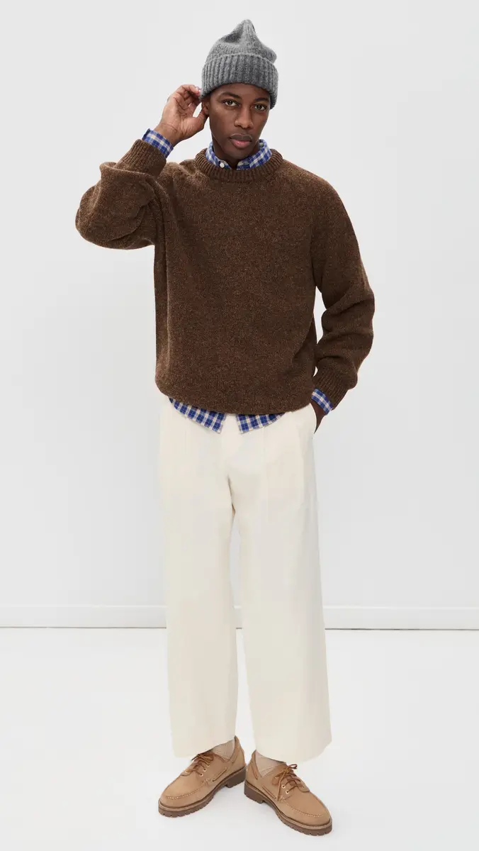Howlin' Howlin' Boxy Space Knit Crew Neck Sweater | Thumbnail 5 Howlin' Howlin' Boxy Space Knit Crew Neck Sweater | Thumbnail 5
