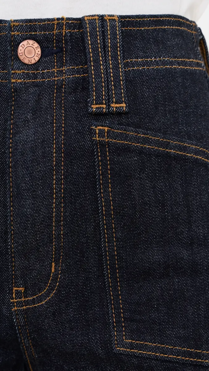 DAZE Valley Girl High Rise Patch Pocket Wide Ankle Jeans | Thumbnail 6 DAZE Valley Girl High Rise Patch Pocket Wide Ankle Jeans | Thumbnail 6