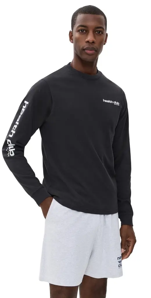 Sporty & Rich Bold Health Long Sleeve Tee