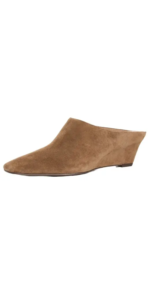 Dolce Vita Hilah Suede Wedge Mules