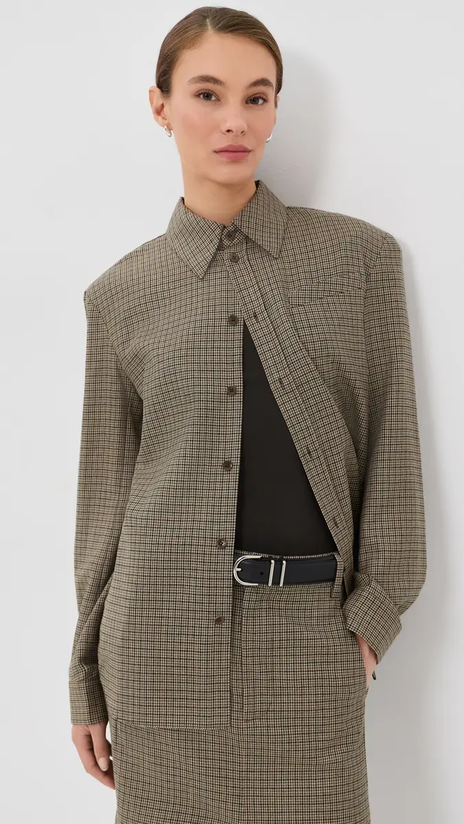 Tibi Thomas Menswear Check Detached Shirt | Thumbnail 2 Tibi Thomas Menswear Check Detached Shirt | Thumbnail 2