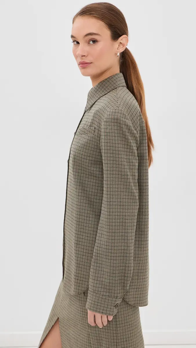 Tibi Thomas Menswear Check Detached Shirt | Thumbnail 4 Tibi Thomas Menswear Check Detached Shirt | Thumbnail 4