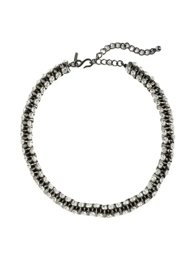 Crystal Hour Glass Necklace Crystal Hour Glass Necklace