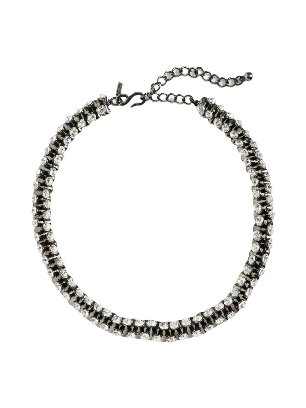 Crystal Hour Glass Necklace