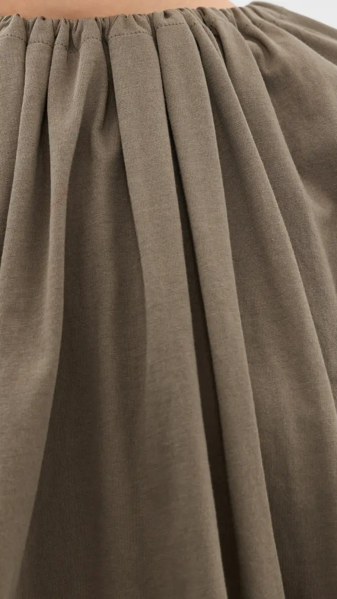 Tibi T-Shirt Program Shirred Neck Circular Top | Thumbnail 6 Tibi T-Shirt Program Shirred Neck Circular Top | Thumbnail 6